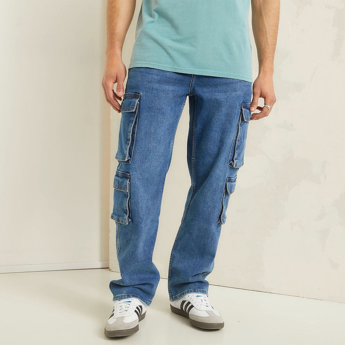 AMERICANINO - Jeans Cargo Straight Hombre Americanino