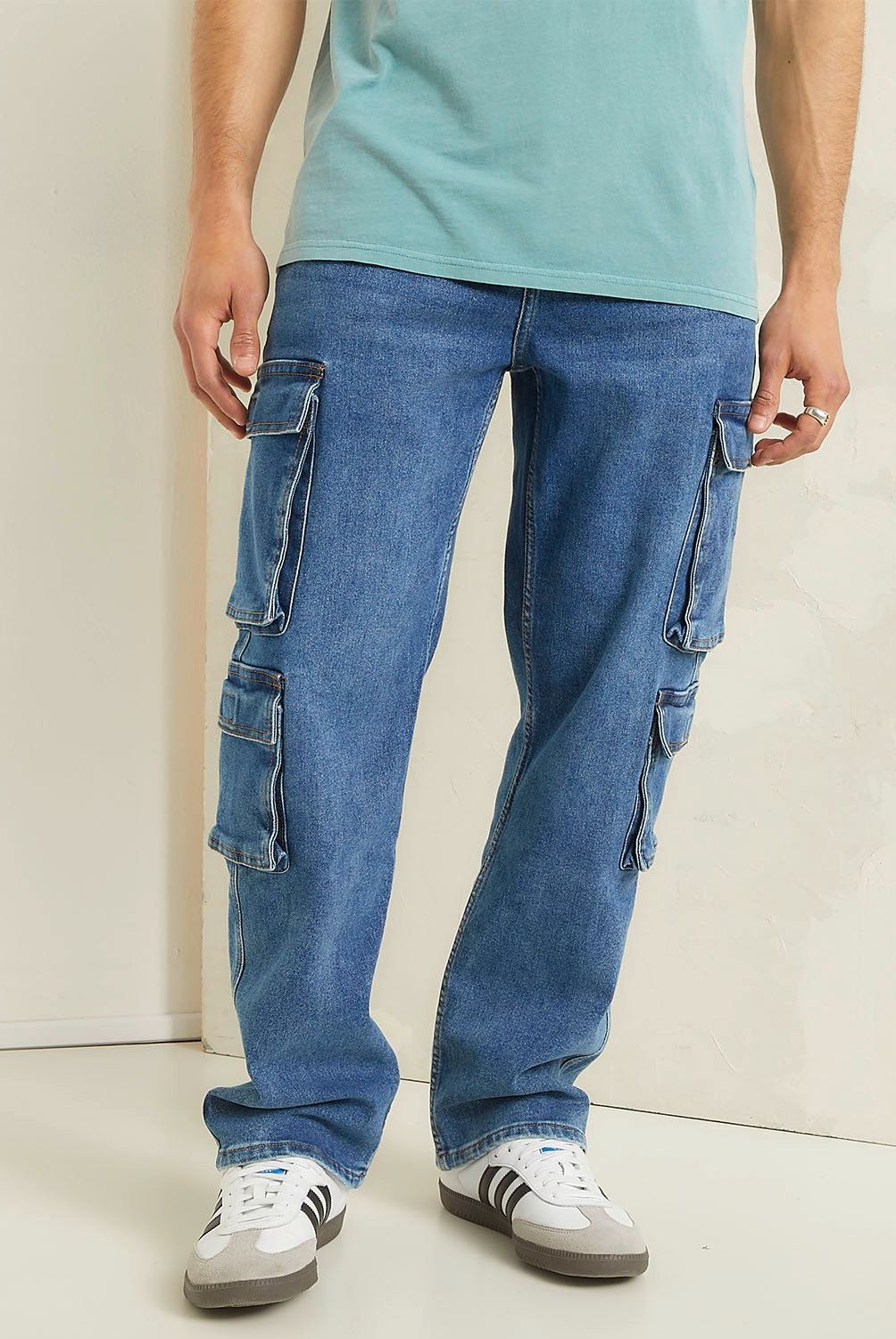 AMERICANINO - Jeans Cargo Straight Hombre Americanino