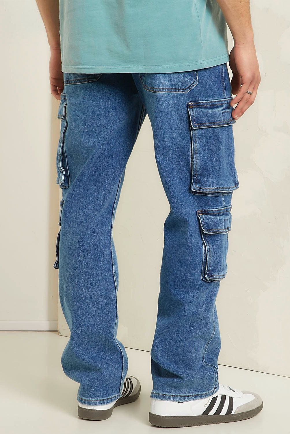 AMERICANINO - Jeans Cargo Straight Hombre Americanino