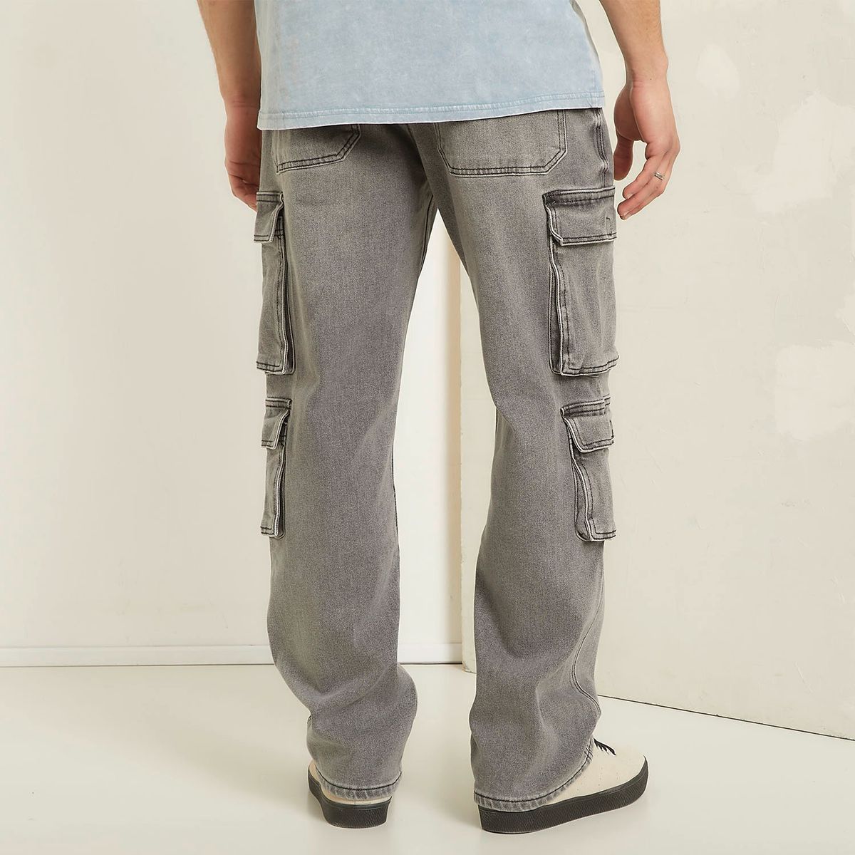 AMERICANINO - Jeans Cargo Straight Hombre Americanino