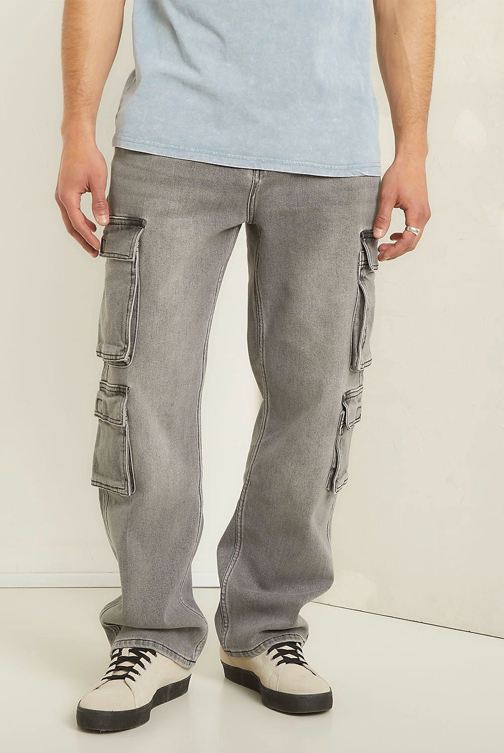 AMERICANINO - Jeans Cargo Straight Hombre Americanino