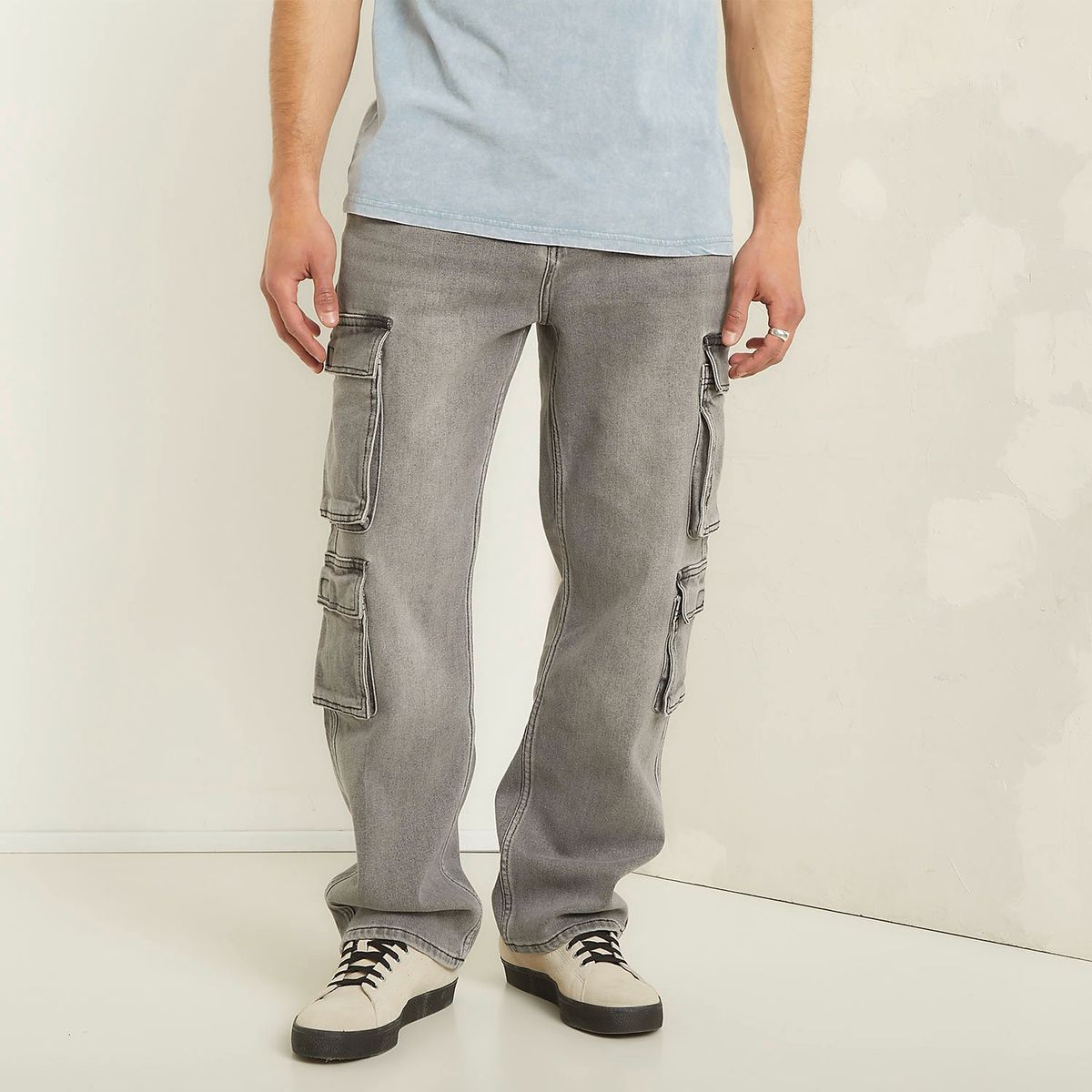 AMERICANINO - Jeans Cargo Straight Hombre Americanino