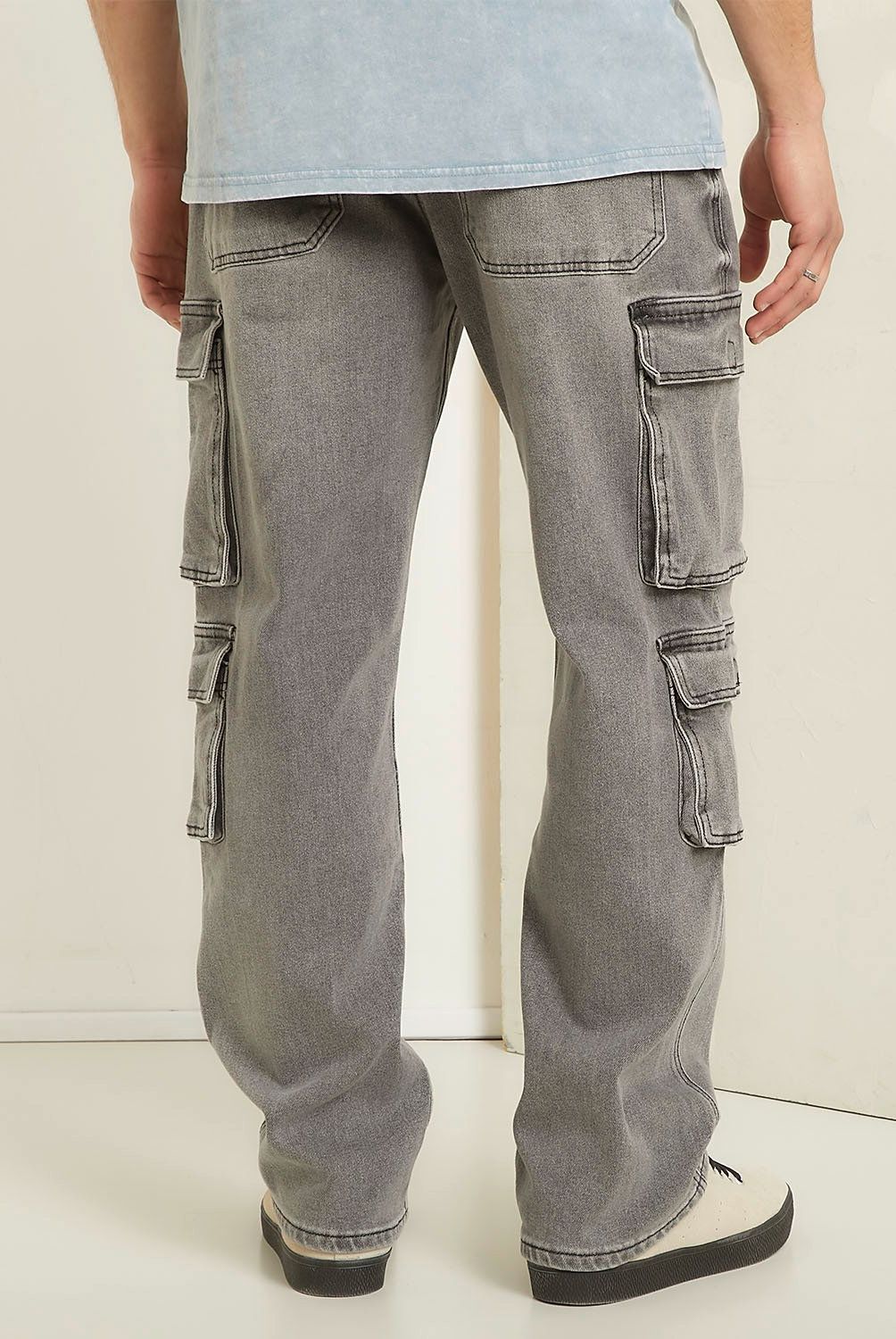 AMERICANINO - Jeans Cargo Straight Hombre Americanino