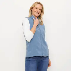 NEWPORT - Polerón Polar Mujer Sin Mangas Cuello Alto