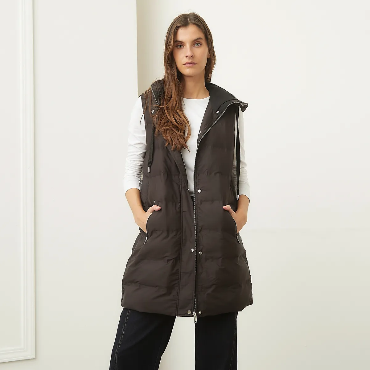 BASEMENT - Parka Larga Mujer Basement