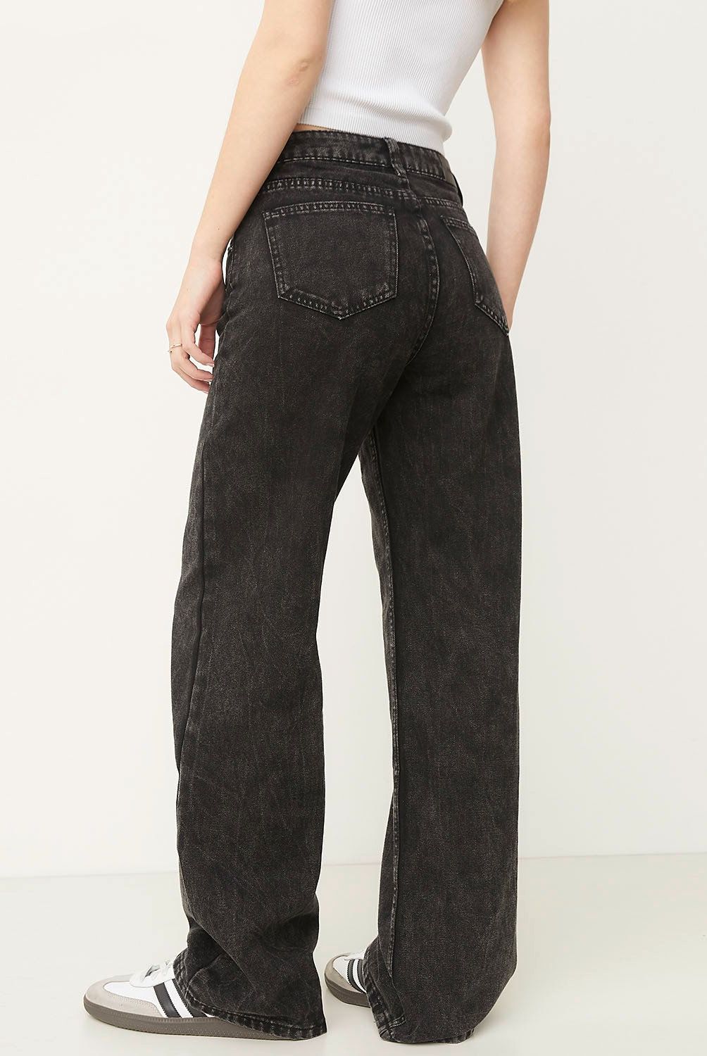 SYBILLA - Jeans Baggy Tiro Alto Mujer Sybilla