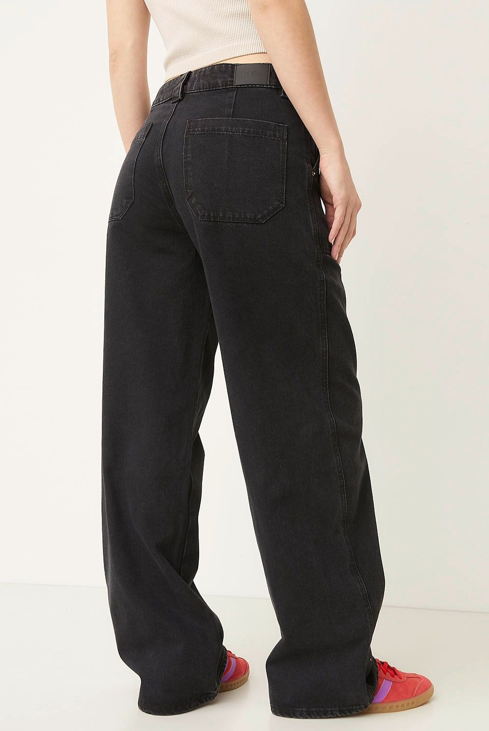 SYBILLA - Jeans Loose Fit Tiro Medio Mujer Sybilla Algodón