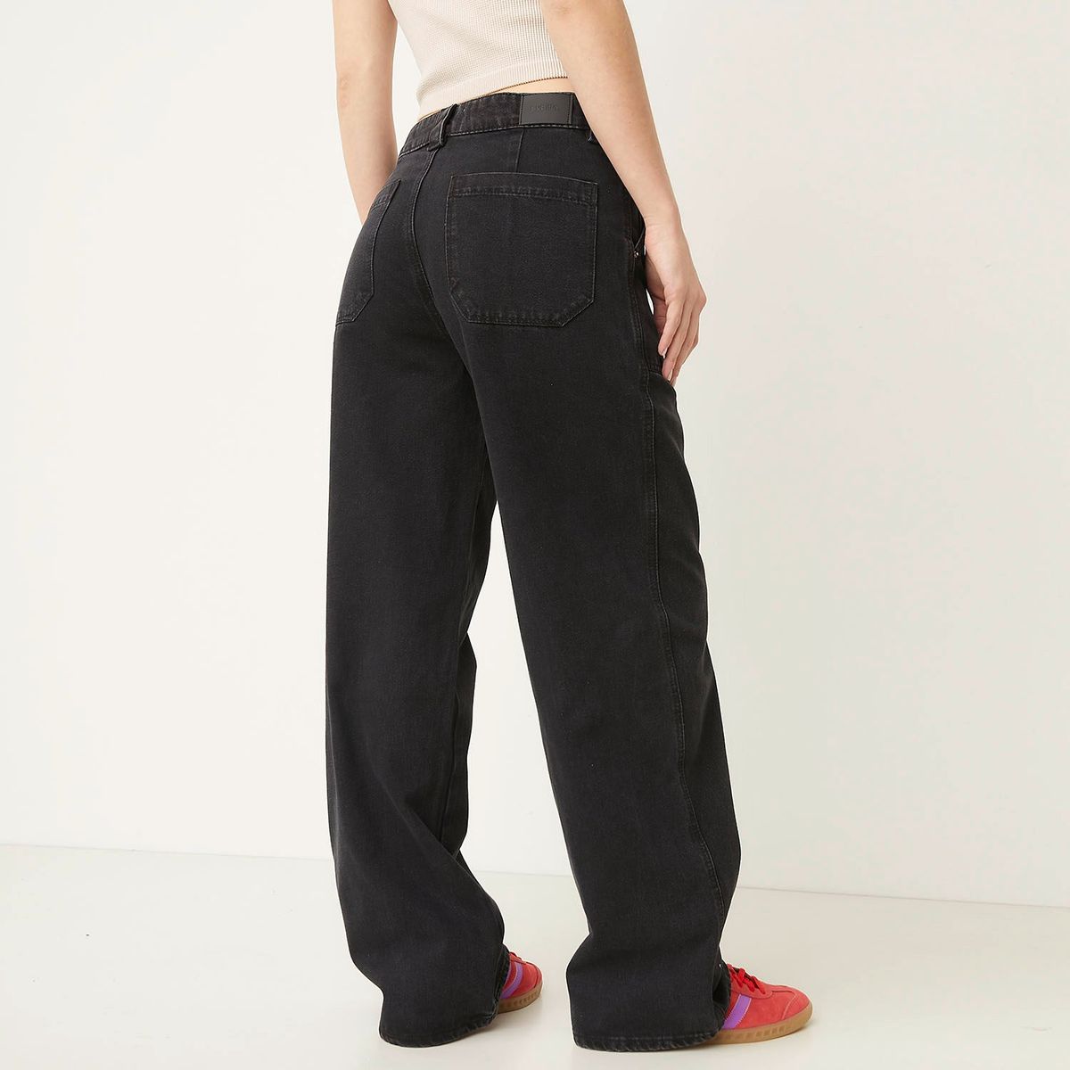 SYBILLA - Jeans Loose Fit Tiro Medio Mujer Sybilla Algodón