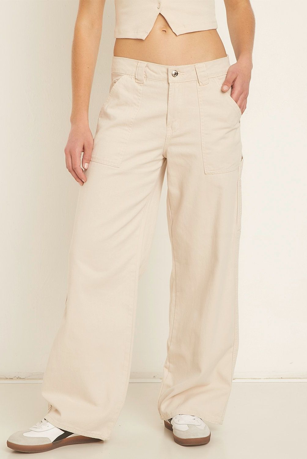 SYBILLA - Jeans Loose Fit Tiro Medio Mujer Sybilla Algodón