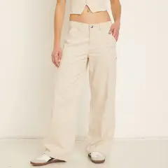 SYBILLA - Jeans Loose Fit Tiro Medio Mujer Algodón