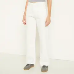 SYBILLA - Jeans Straight Tiro Alto Mujer
