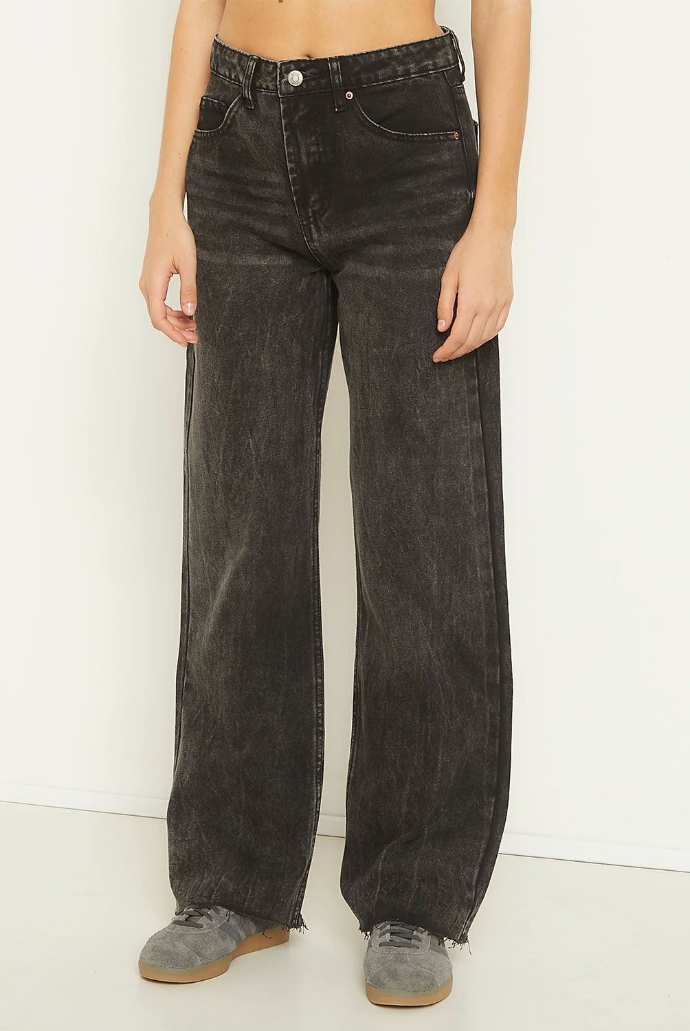 SYBILLA - Jeans Straight Tiro Alto Mujer Sybilla