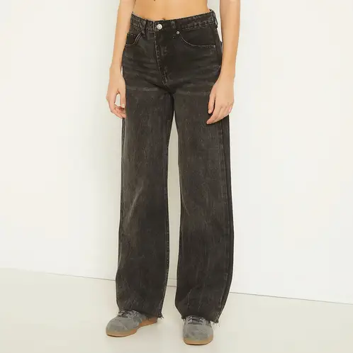 SYBILLA - Jeans Straight Tiro Alto Mujer
