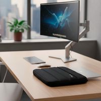 Funda Acolchada para Notebook 15 Pulgadas Unisex Negra