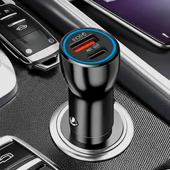 DDESIGN - Cargador de Auto Carga Rápida 20W + QC18W