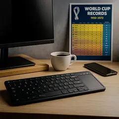 DDESIGN - Teclado Inalámbrico Smart TV Compatible con TV y Computador