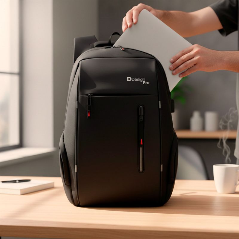 DDESIGN - Mochila Deportiva Ddesign para Notebook 15 Pulgadas Unisex Negra