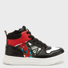 MARVEL - Zapatilla Urbana Infantil Niño Negro