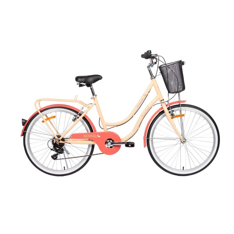 SCOOP - Bicicleta Urbana Scoop Veenezia Aro 24 Niña 6 Velocidades