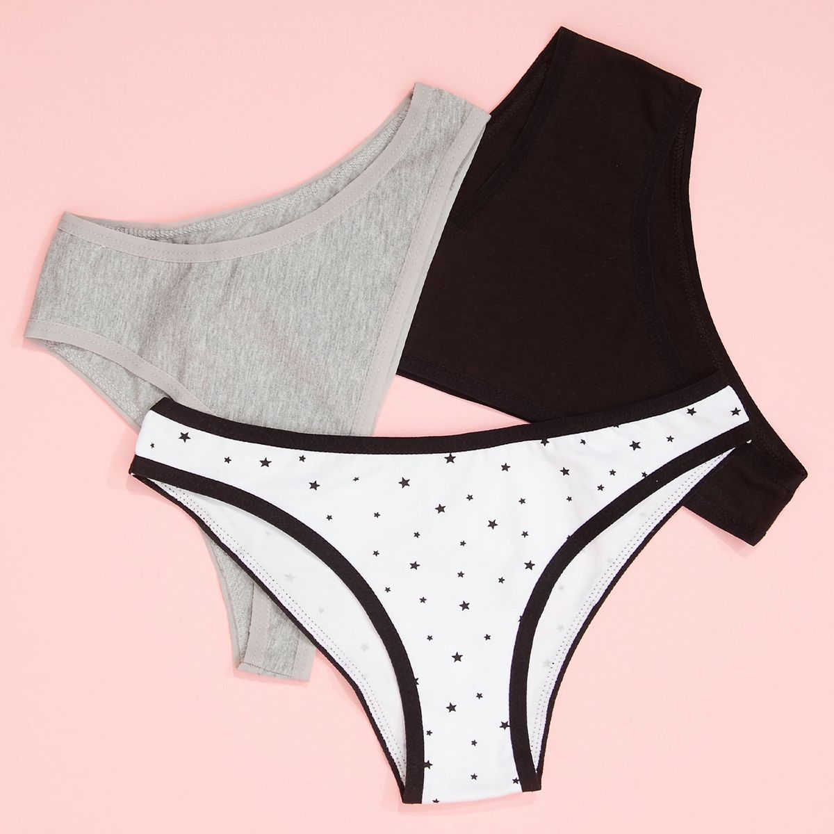 SYBILLA - Pack 3 Calzones Bikini Mujer Sybilla Algodón