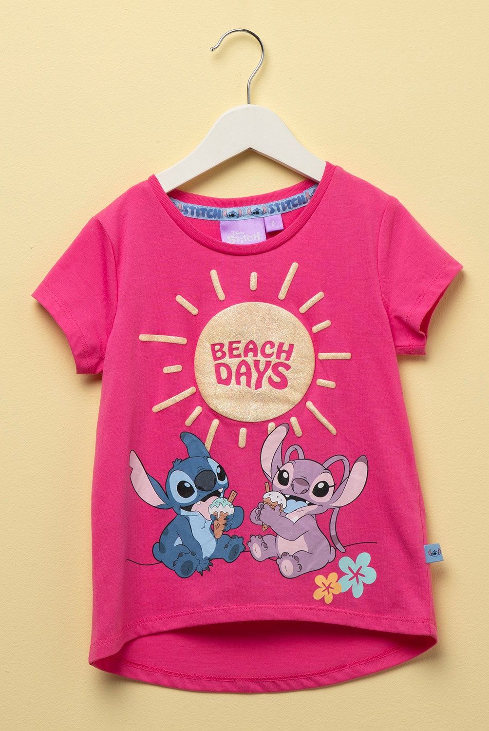 LILO & STITCH - Polera de Algodón para Niña Lilo & Stitch
