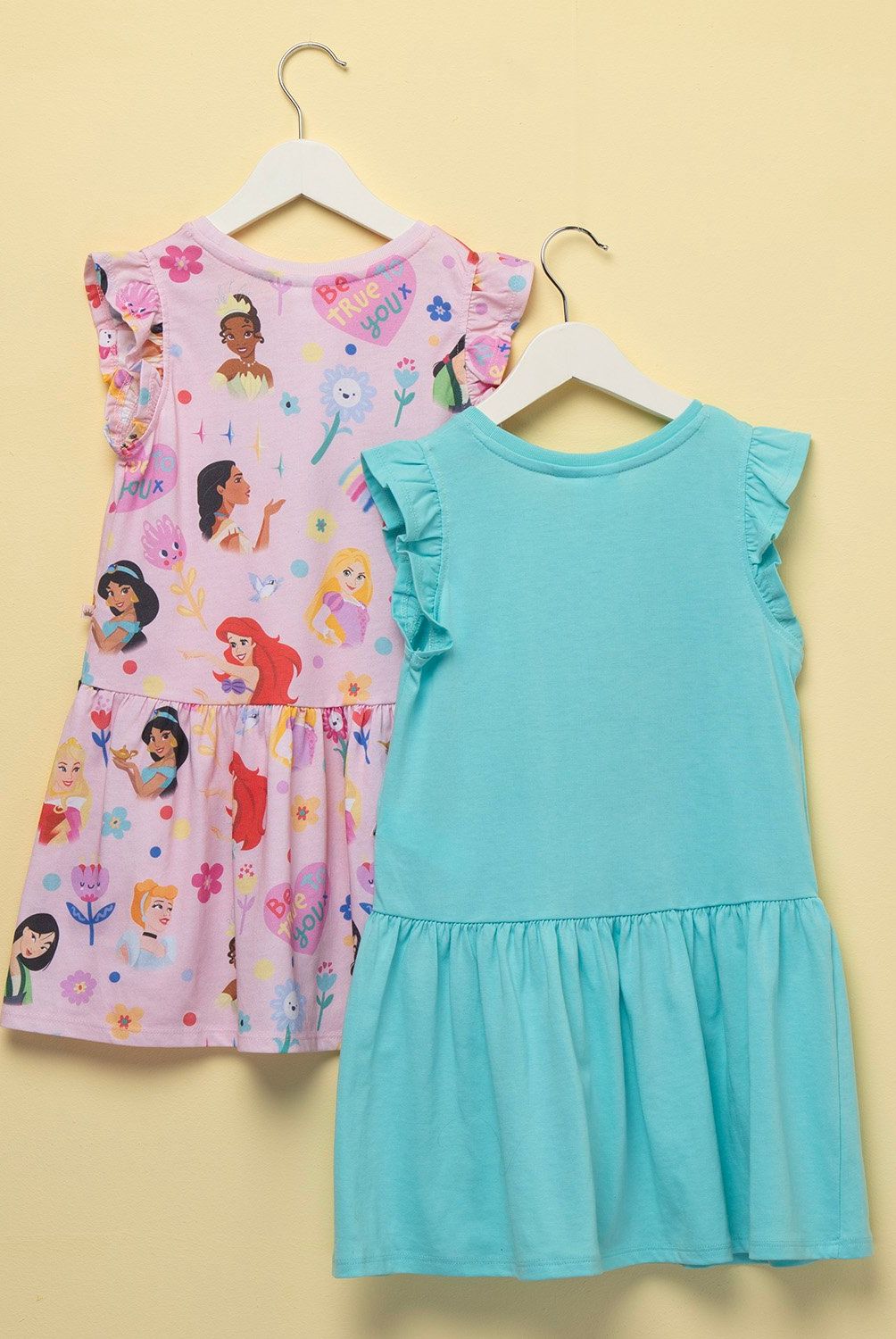 PRINCESAS - Pack 2 Vestidos Niña Algodón Princesas Disney
