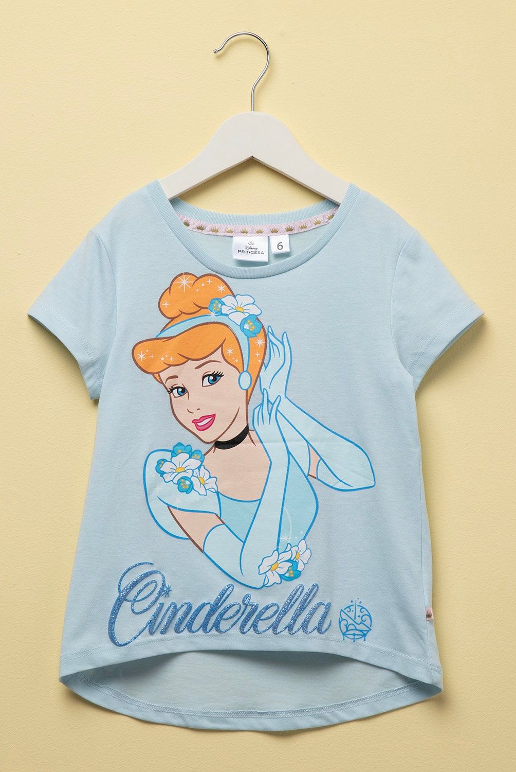PRINCESAS - Polera para Niña Algodón con Diseño de Princesas
