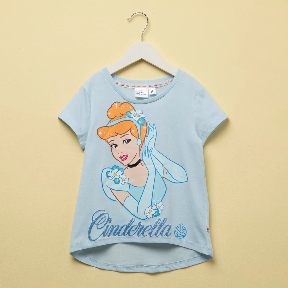 PRINCESAS - Polera para Niña Algodón con Diseño de Princesas