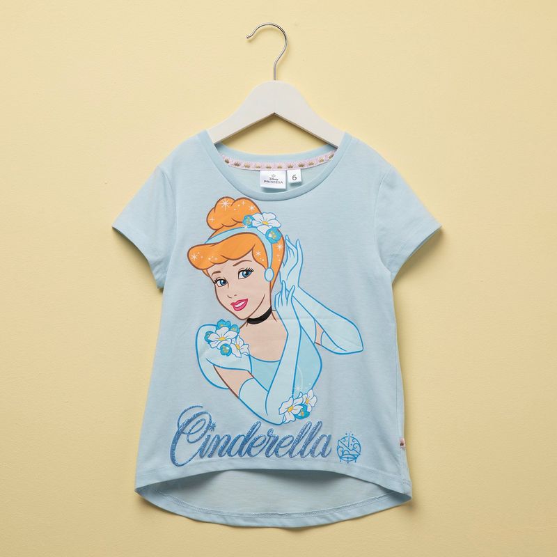 PRINCESAS - Polera para Niña Algodón con Diseño de Princesas