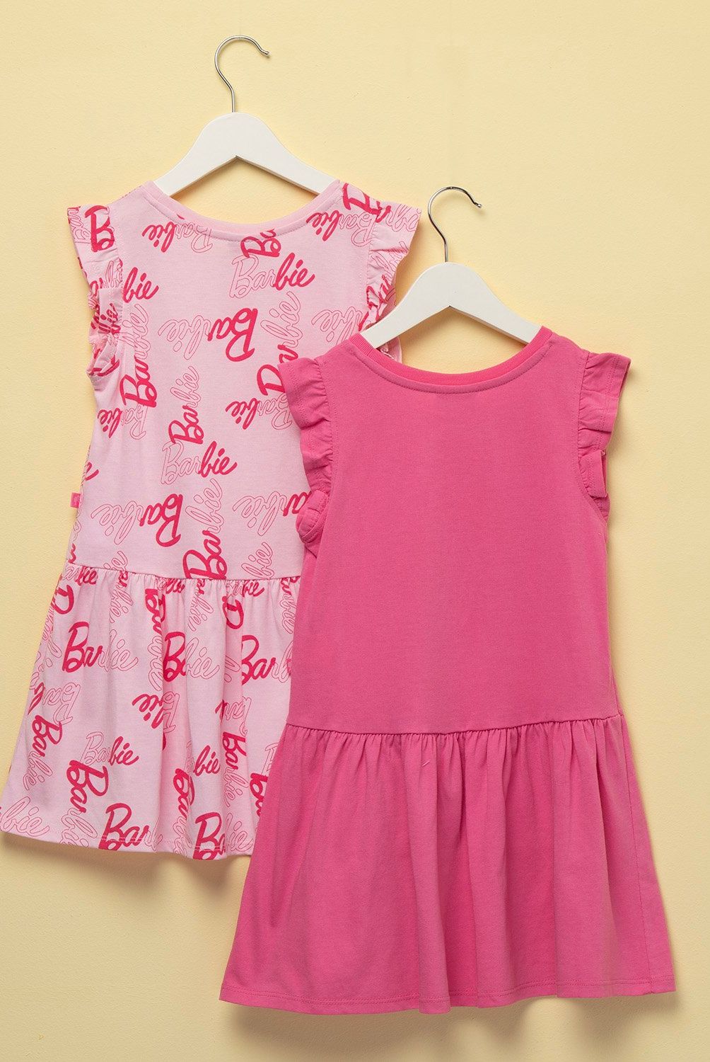 BARBIE - Pack 2 Vestidos Barbie Algodón Niña
