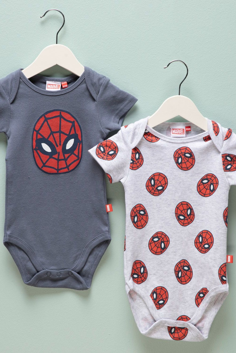 MARVEL - Body Bebé Niño Algodón  Spider Man Marvel