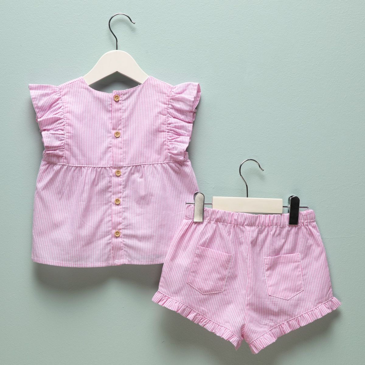 YAMP - Conjunto Blusa Más Short Bebé Niña Yamp