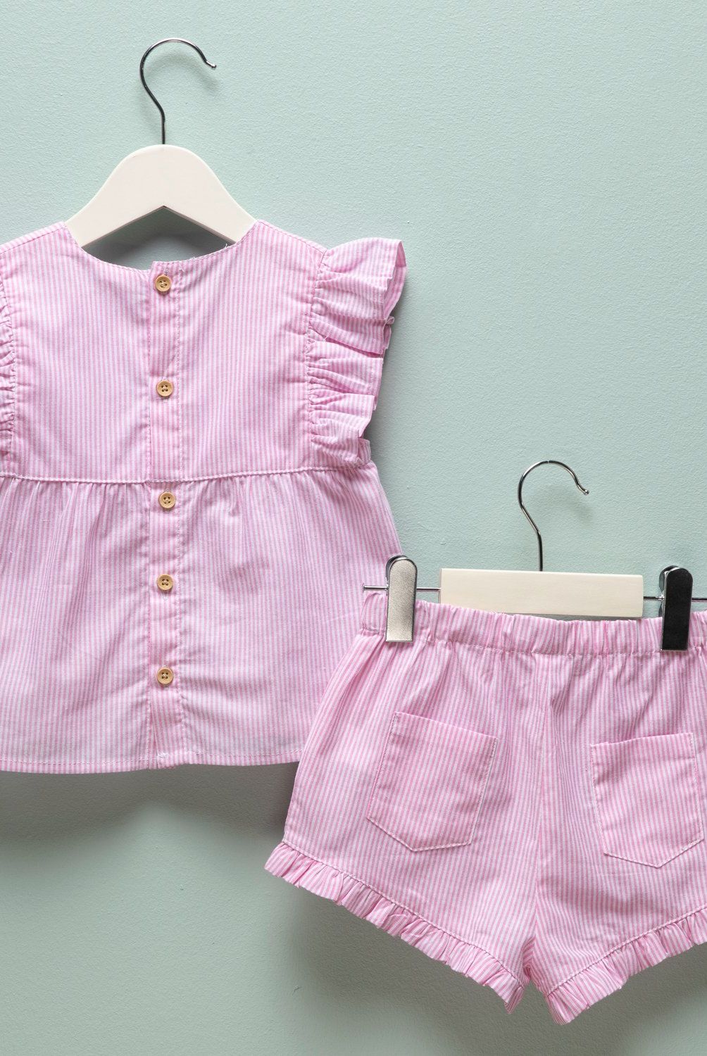 YAMP - Conjunto Blusa Más Short Bebé Niña Yamp
