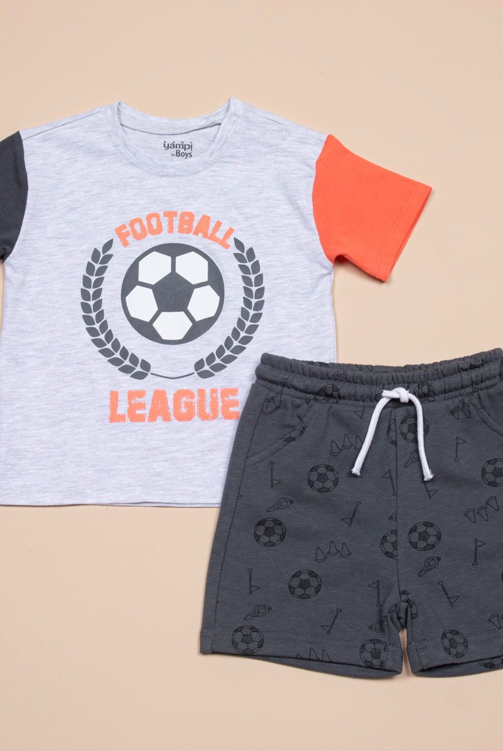 YAMP - Conjunto Polera Más Short Bebé Niño Yamp