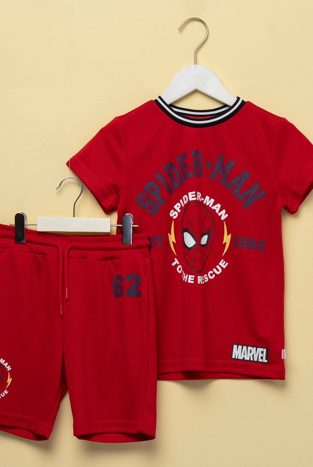 MARVEL - Conjunto Polera Más Short Niño Spider-Man Marvel