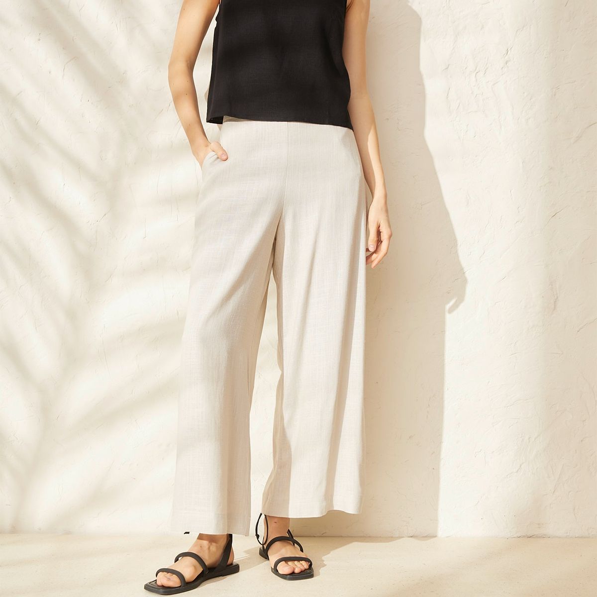 BASEMENT - Pantalón Culotte Mujer Basement