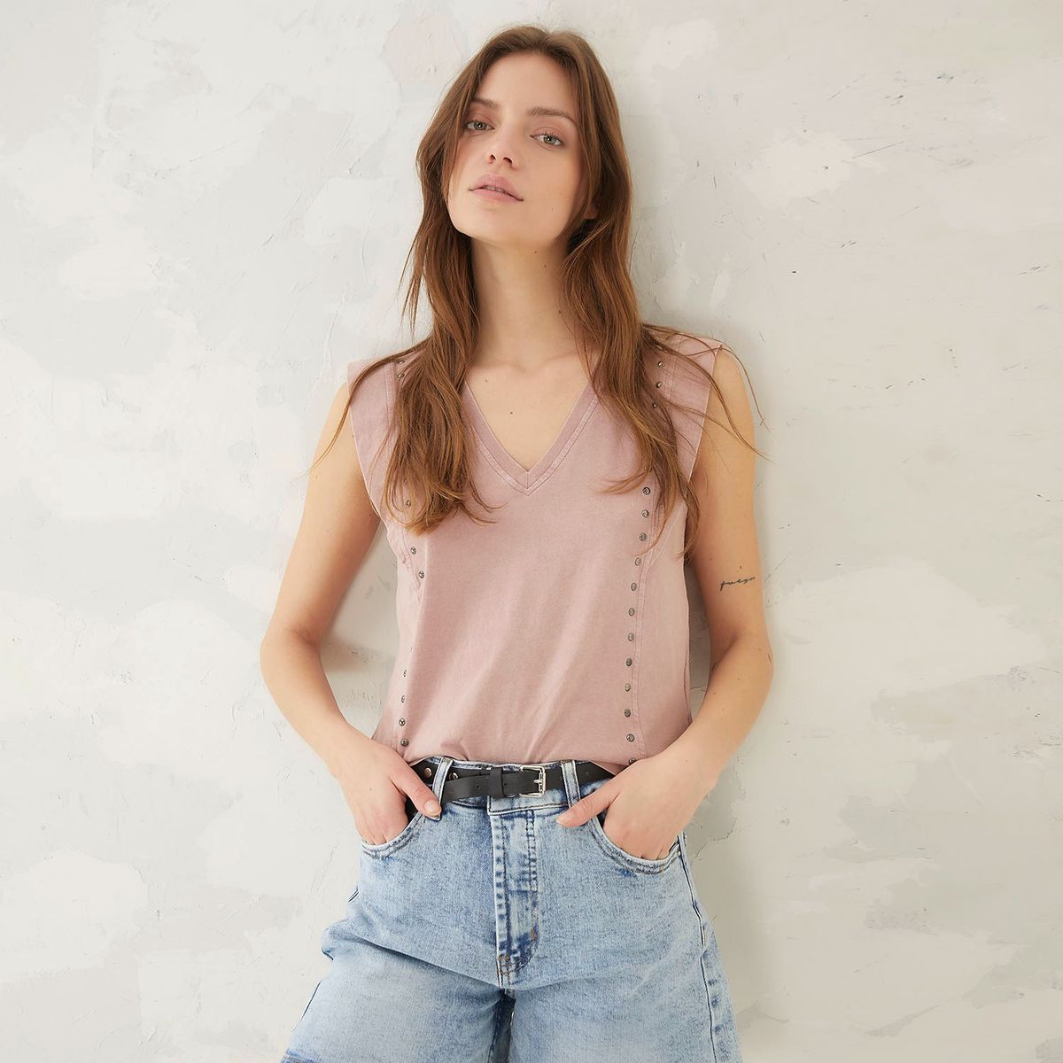 AMERICANINO - Polera Sin Mangas Mujer Americanino