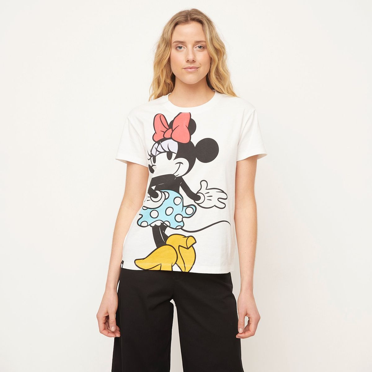 SYBILLA - Polera Disney Manga Corta Algodón Mujer Sybilla