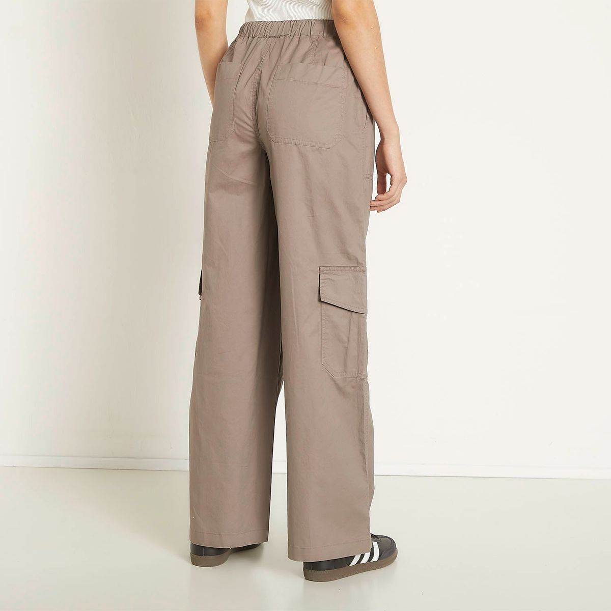 SYBILLA - Pantalón Cargo Tiro Alto Mujer Sybilla