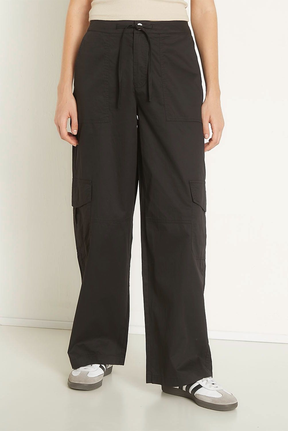 SYBILLA - Pantalón Cargo Tiro Alto Mujer Sybilla