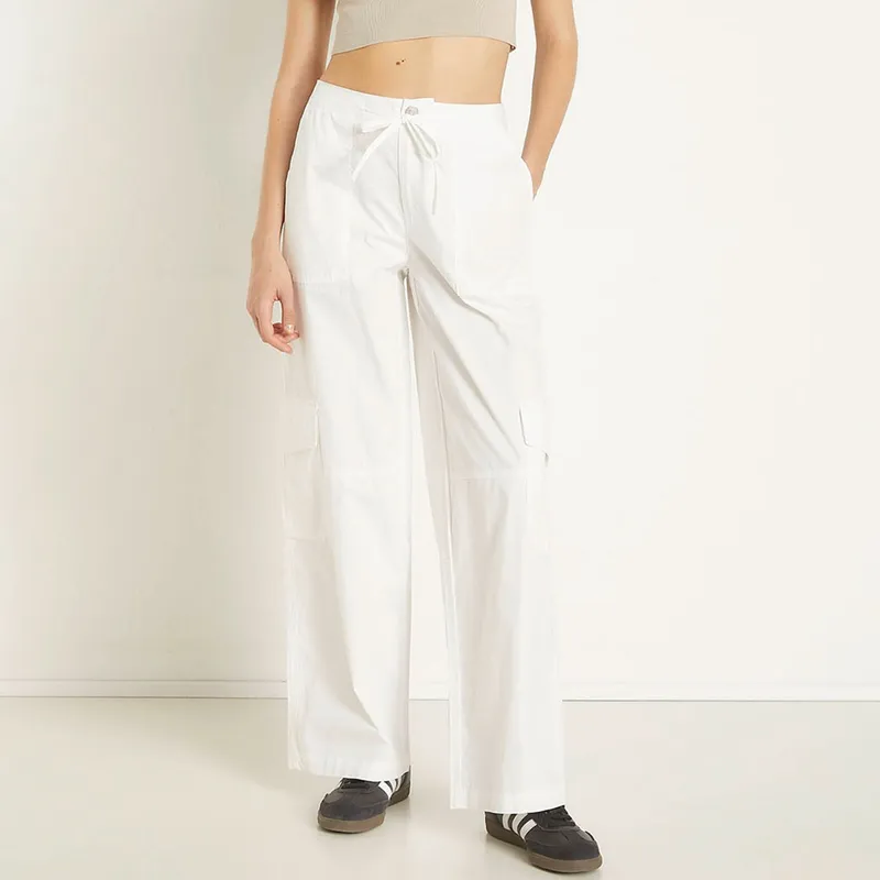 SYBILLA - Pantalón Cargo Tiro Alto Mujer Sybilla