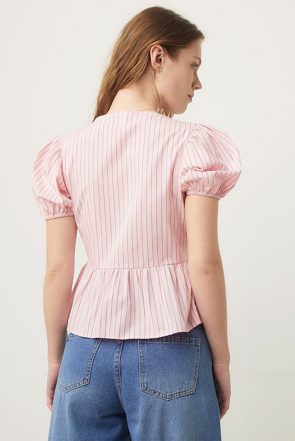 SYBILLA - Blusa Manga Corta Algodón Mujer Sybilla