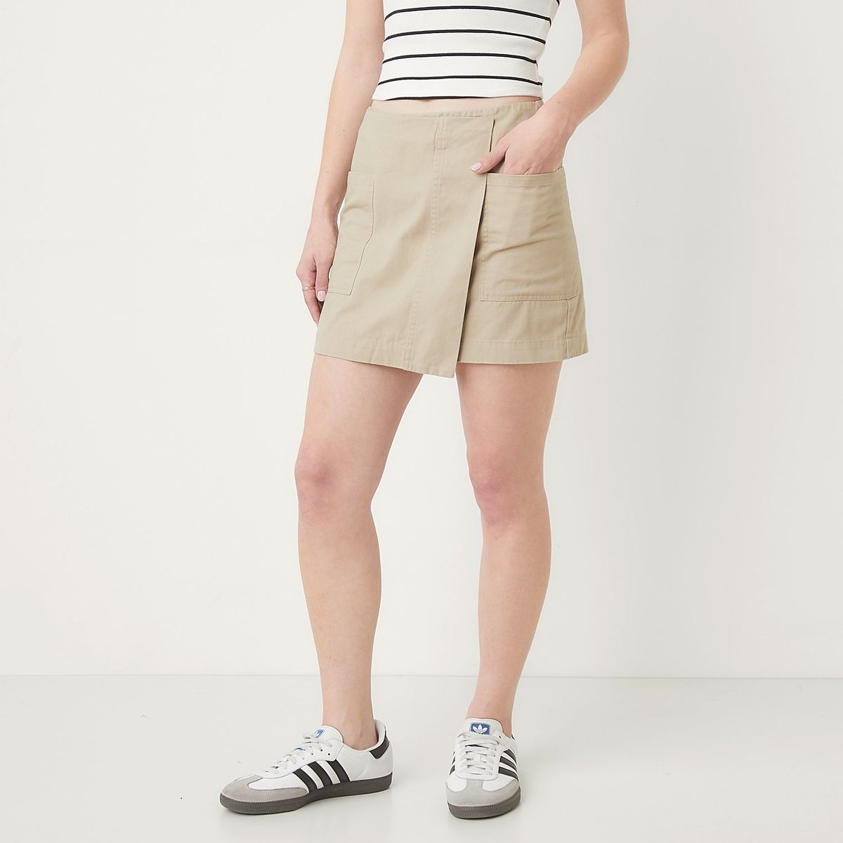 SYBILLA - Falda Mini Algodón Mujer