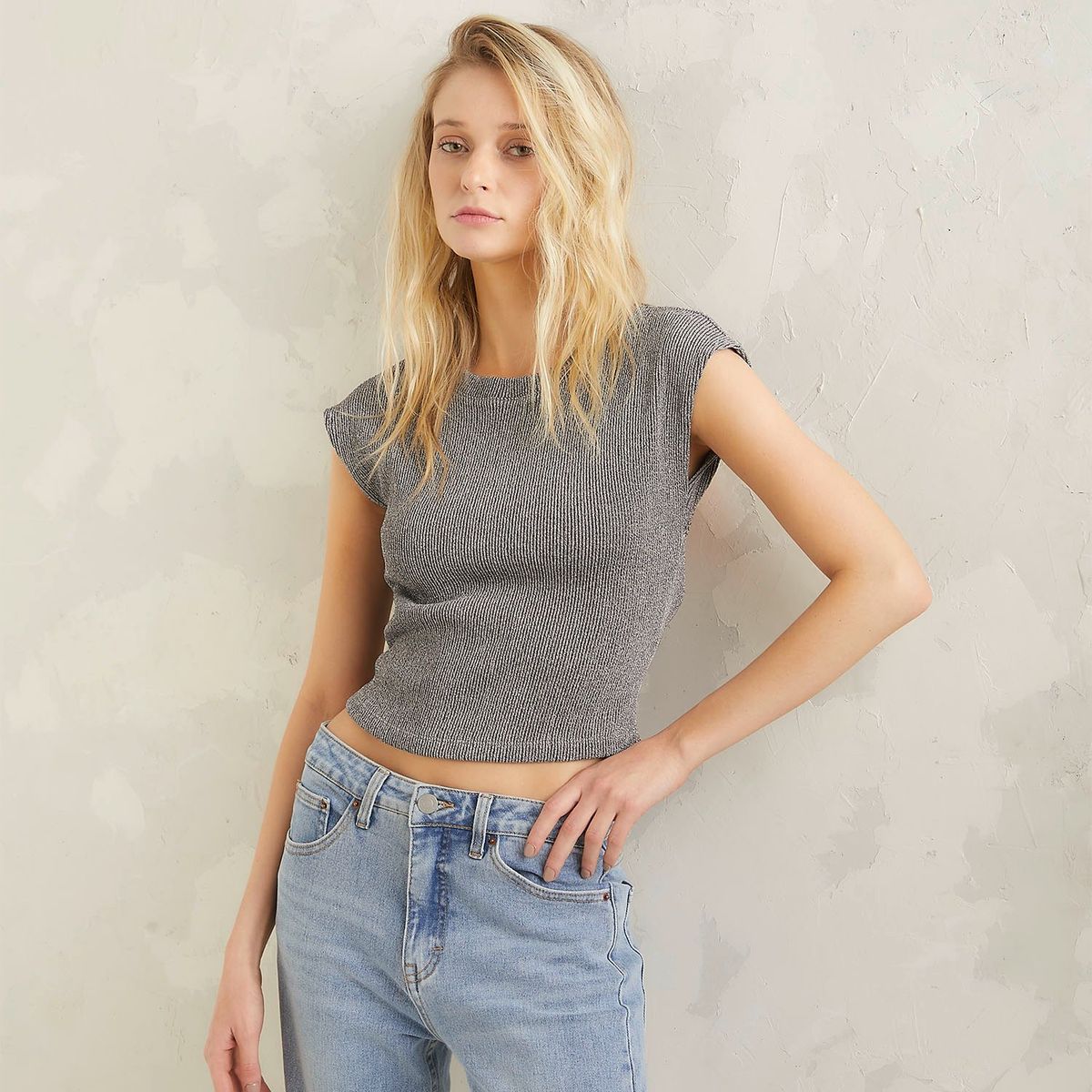 AMERICANINO - Polera Manga Corta Mujer Americanino