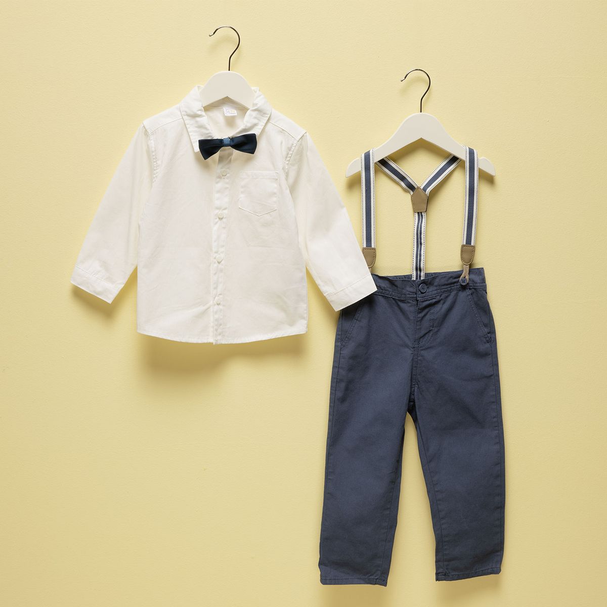 YAMP - Conjunto Camisa Más Pantalón Y Suspensores Bebé Niño Yamp