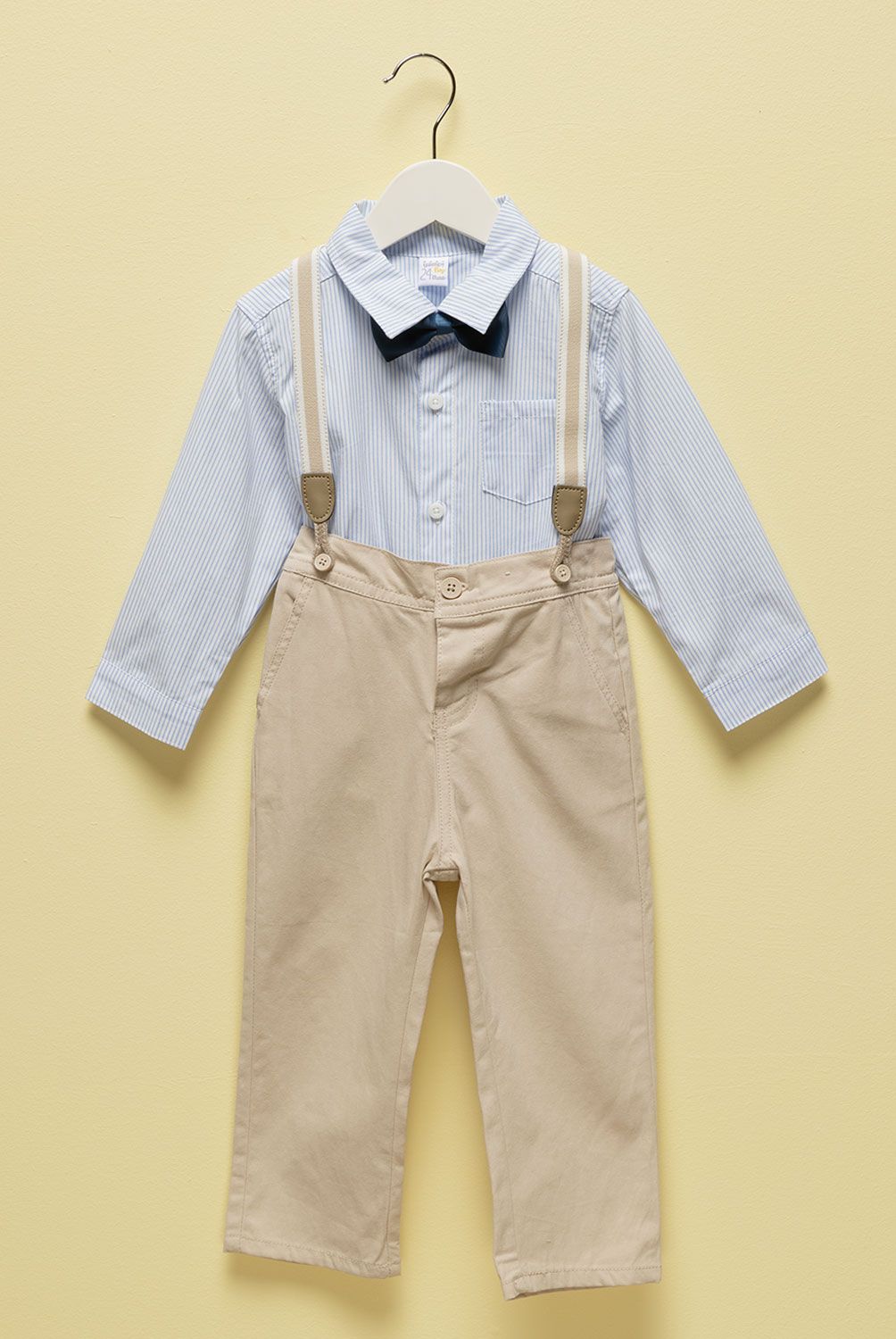 YAMP - Conjunto Camisa Más Pantalón Y Suspensores Bebé Niño Yamp