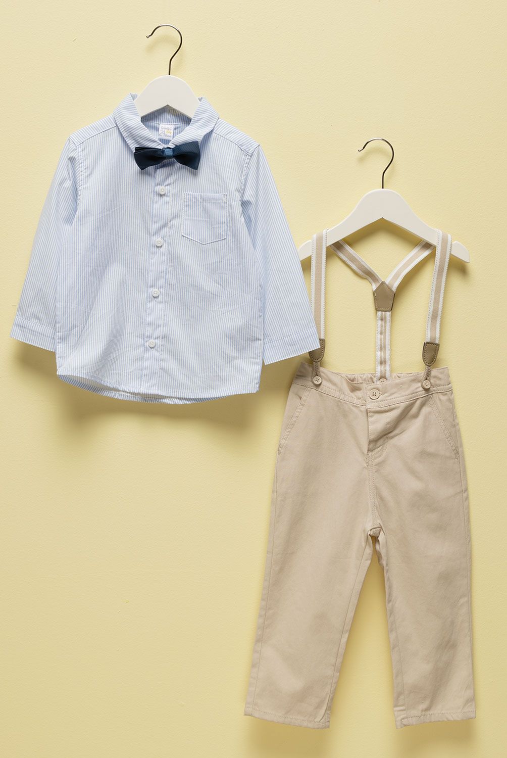 YAMP - Conjunto Camisa Más Pantalón Y Suspensores Bebé Niño Yamp
