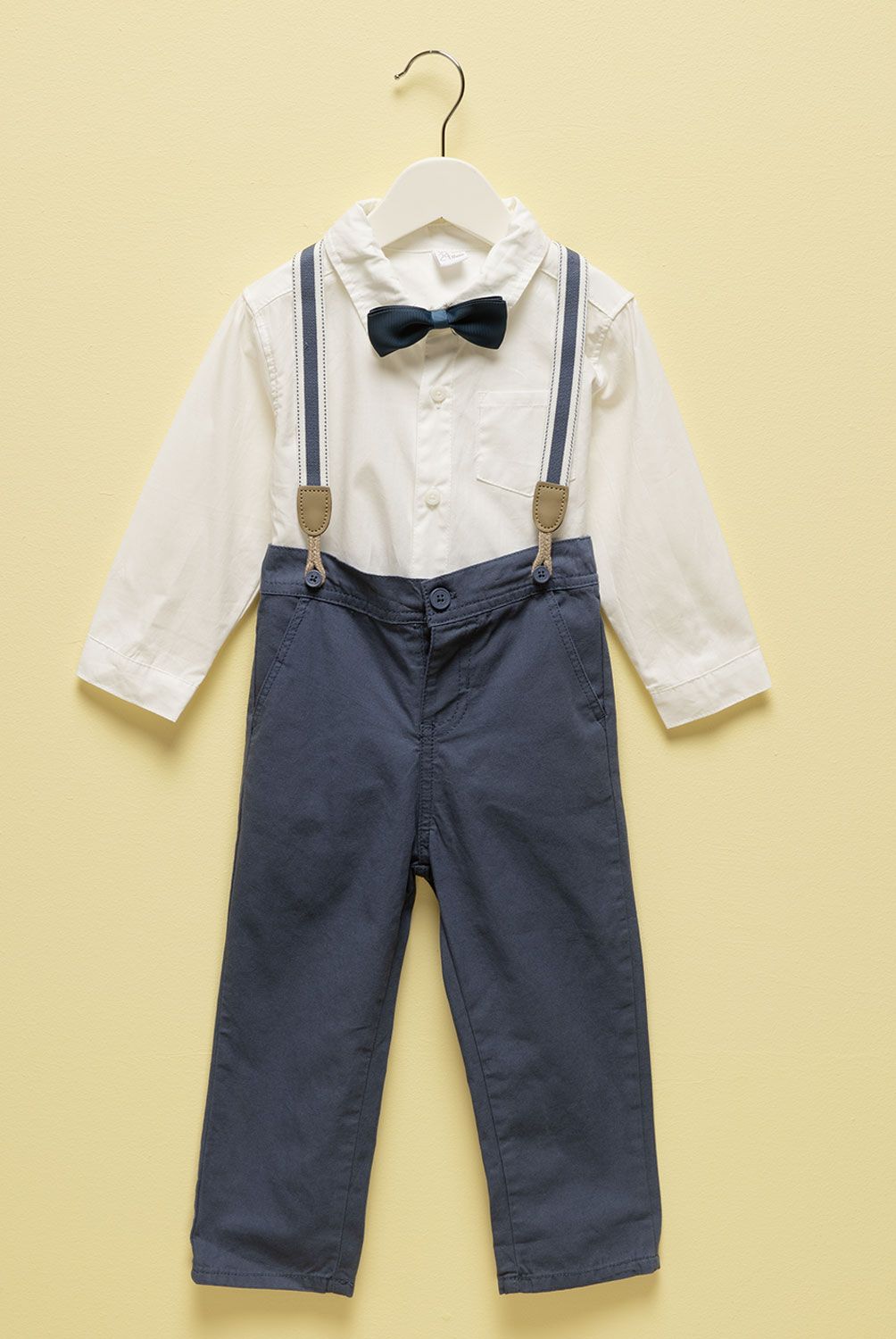 YAMP - Conjunto Camisa Más Pantalón Y Suspensores Bebé Niño Yamp