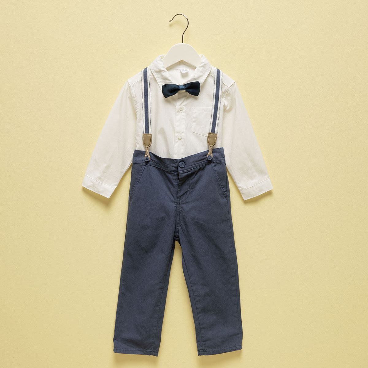 YAMP - Conjunto Camisa Más Pantalón Y Suspensores Bebé Niño Yamp
