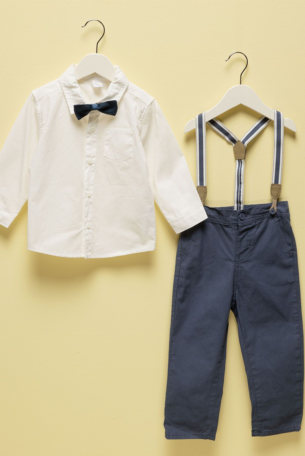 YAMP - Conjunto Camisa Más Pantalón Y Suspensores Bebé Niño Yamp